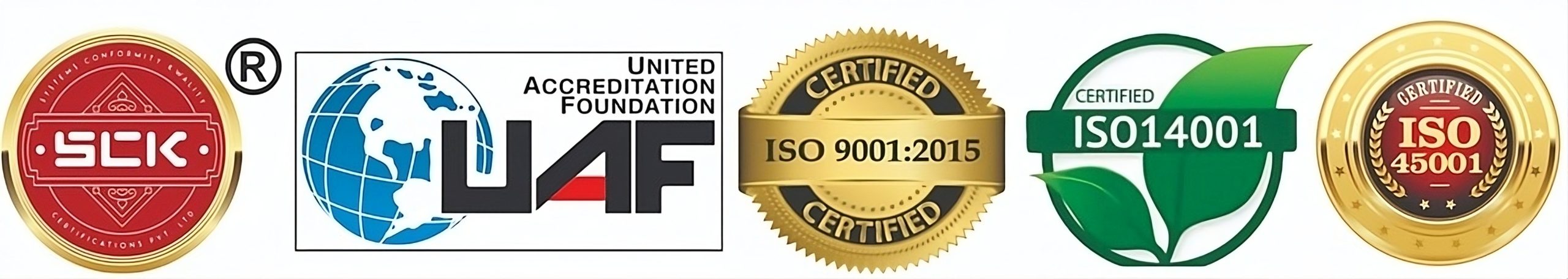 ISO certificates